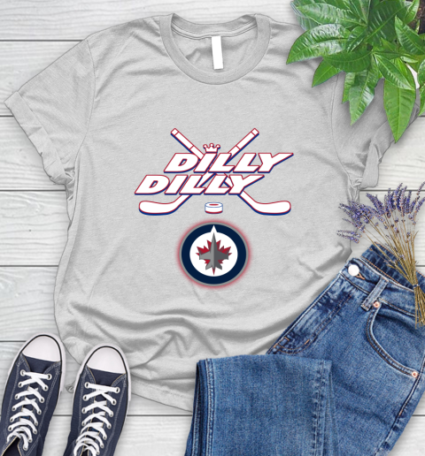 NHL Winnipeg Jets Dilly Dilly Hockey Sports Women's T-Shirt