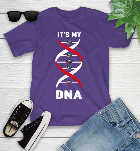Columbus Blue Jackets NHL Hockey It's My DNA Sports Youth T-Shirt 3