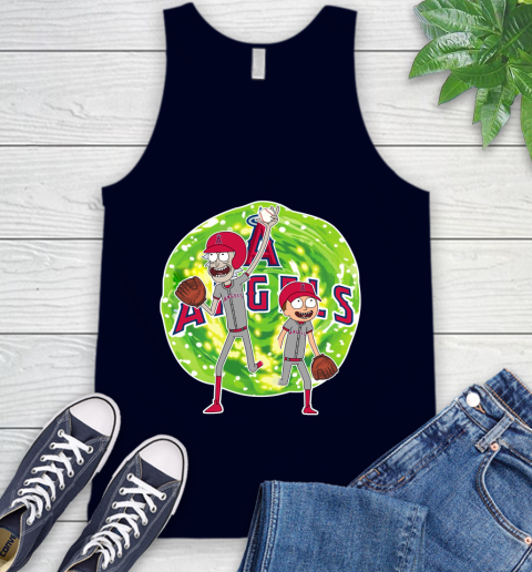 MLB Los Angeles Angels Rick And Morty Baseball Sports Tank Top 3