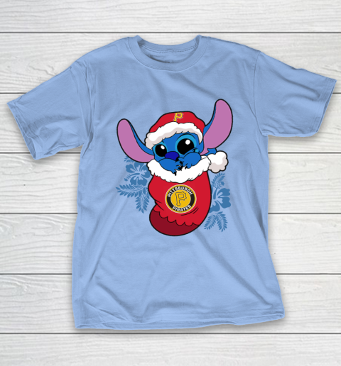 Pittsburgh Pirates Christmas Stitch In The Sock Funny Disney MLB T-Shirt 11