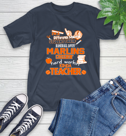 Milwaukee Brewers MLB I'm A Difference Making Student Caring Baseball Loving Kinda Teacher (2) T-Shirt 3