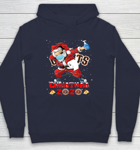 San Francisco Giants Funny Santa Claus Dabbing Christmas 2020 MLB Hoodie 2
