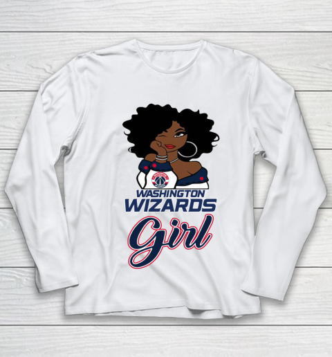 Washington Wizards Girl NBA Youth Long Sleeve 2