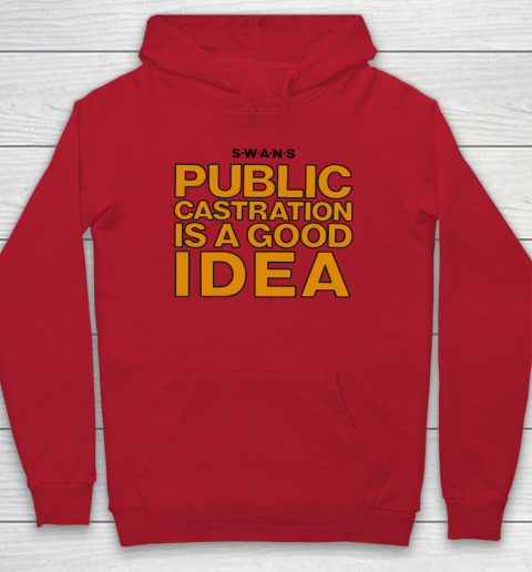 Public Castration Is A Good Idea SWANS Hoodie 6