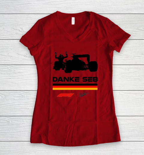 Danke Seb Women's V-Neck T-Shirt 6 Danke Seb Women's V-Neck T-Shirt - Image 6