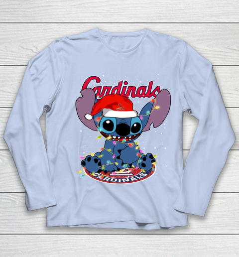 St.Louis Cardinals MLB noel stitch Baseball Christmas Youth Long Sleeve 5