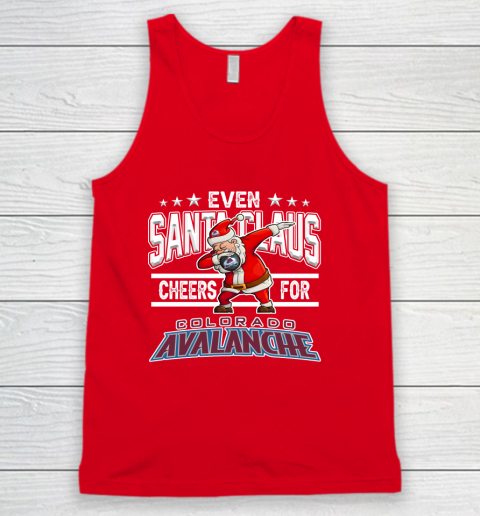 Colorado Avalanche Even Santa Claus Cheers For Christmas NHL Tank Top 5