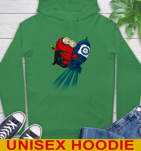 MLB Baseball Seattle Mariners Deadpool Minion Marvel Shirt Hoodie 8