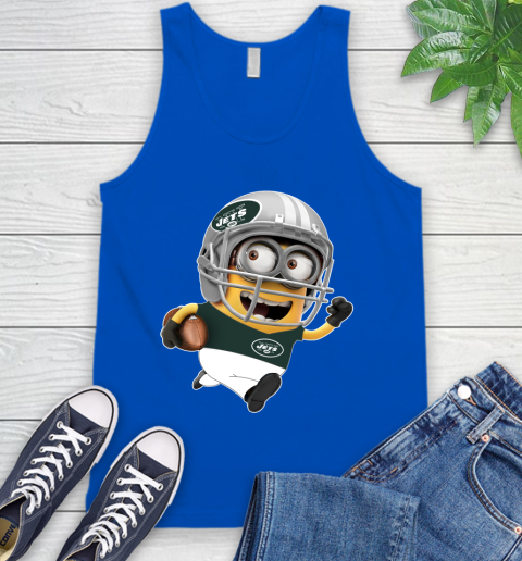 NFL New York Jets Minions Disney Football Sports Tank Top 5