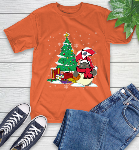New Orleans Pelicans NBA Basketball Cute Tonari No Totoro Christmas Sports T-Shirt 4