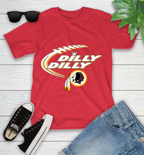 NFL Washington Redskins Dilly Dilly Football Sports Youth T-Shirt 10