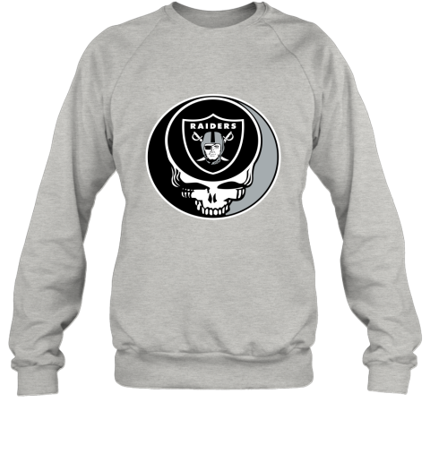 NFL Oakland Raiders Grateful Dead Rock Band Football Sports UIAR95P21HY sweatshirt 35 95 151514 front ash