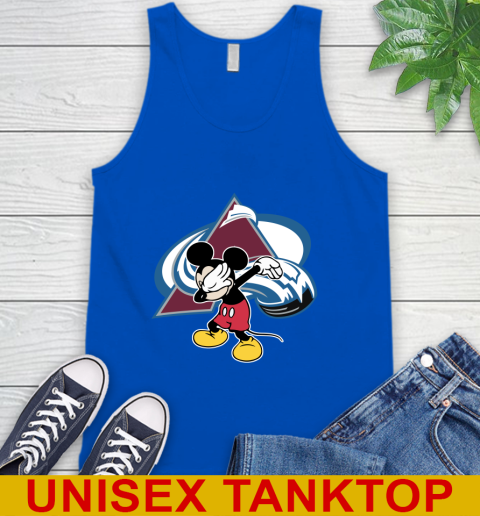 Colorado Avalanche NHL Hockey Dabbing Mickey Disney Sports Tank Top 5