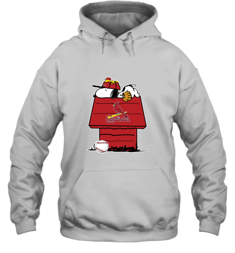 St Louis Cardinals Snoopy And Woodstock Resting Together MLB Hoodie