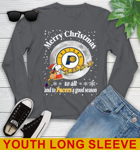 Indiana Pacers Merry Christmas To All And To Pacers A Good Season NBA Basketball Sports Youth Long Sleeve 9