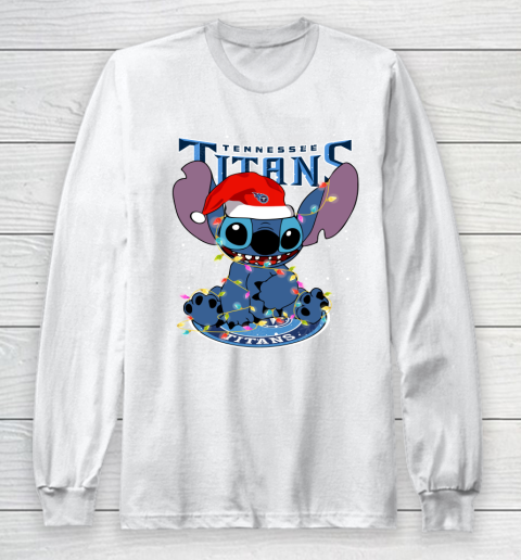 Tennessee Titans NFL Football noel stitch Christmas Long Sleeve T-Shirt