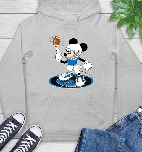NFL Football Detroit Lions Cheerful Mickey Disney Shirt Hoodie 6