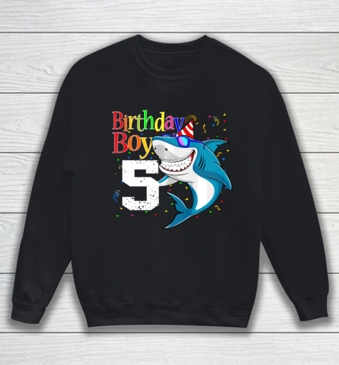 Kids 5th Birthday Boy Shark Shirts 5 Jaw Some Four Tees Boys 5 Years Old Sweatshirt