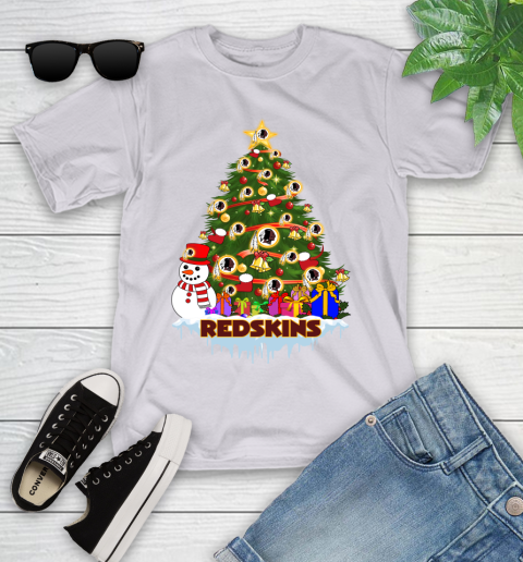Washington Redskins Merry Christmas NFL Football Sports Youth T-Shirt 4