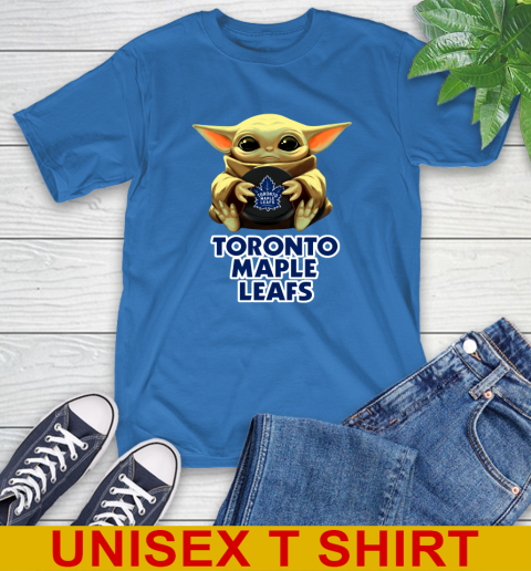 NHL Hockey Toronto Maple Leafs Star Wars Baby Yoda Shirt 9