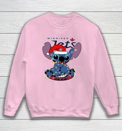 Winnipeg Jets NHL Hockey noel stitch Christmas Sweatshirt - Image 6