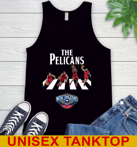 NBA Basketball New Orleans Pelicans The Beatles Rock Band Shirt Tank Top