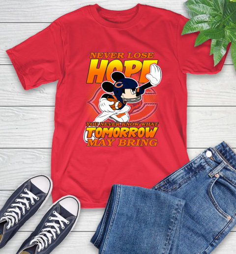 Chicago Bears NFL Football Mickey Disney Never Lose Hope T-Shirt 11