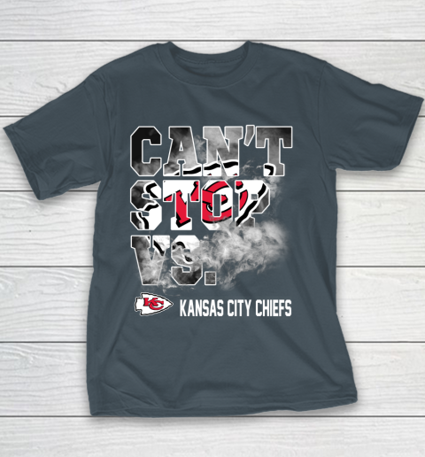 NFL Kansas City Chiefs Can't Stop Vs Youth T-Shirt 5