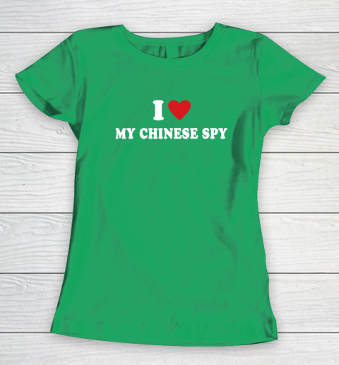I Love My Chinese Spy I Heart My Chinese Spy Women's T-Shirt 4