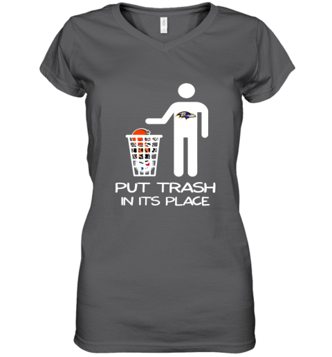 Baltimore Ravens Put Trash In Its Place Funny T-Shirt - T-shirts Low Price