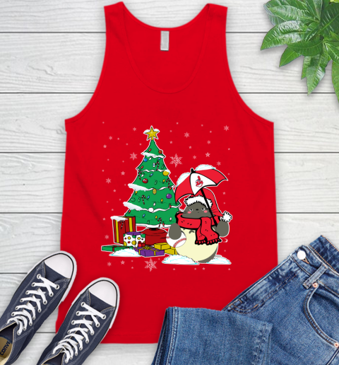 Cleveland Indians MLB Baseball Cute Tonari No Totoro Christmas Sports Tank Top 5