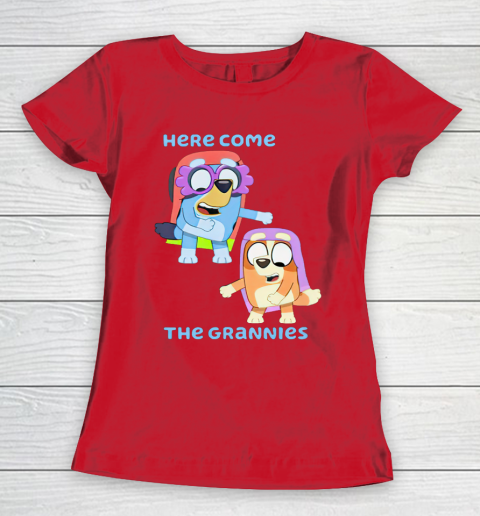 Blueys Shirt Here Come The Grannies Women's T-Shirt 9