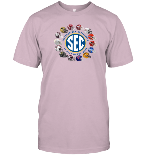 2023 Sec Southeastern Conference It Just Means More 14 Teams Helmet T-Shirt
