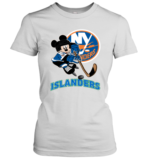 Women's Retro Brand New York Islanders NHL Navy T-shirt