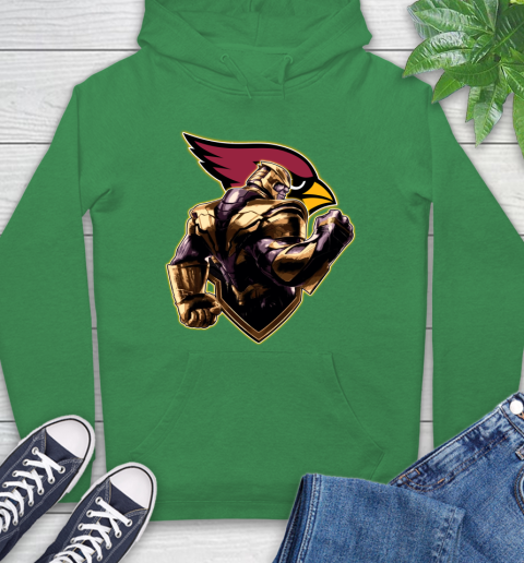 NFL Thanos Avengers Endgame Football Sports Arizona Cardinals Hoodie 8
