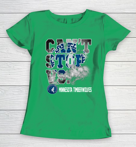 NBA Minnesota Timberwolves Basketball Can't Stop Vs Women's T-Shirt 5