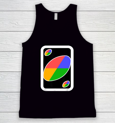 Vintage Uno Lover Cards Costume Halloween Matching Family Tank Top