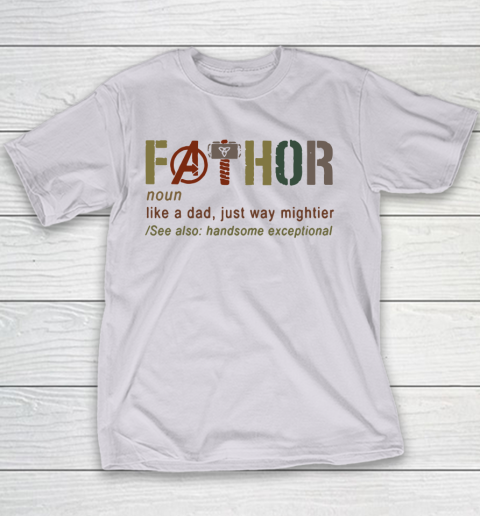 Avengers fathor hot sale shirt