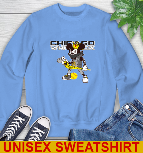 Chicago White Sox MLB Baseball Mickey Peace Sign Sports Sweatshirt 11