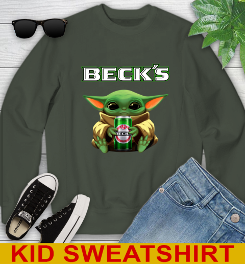Star Wars Baby Yoda Hugs Beck's Beer Shirt 121