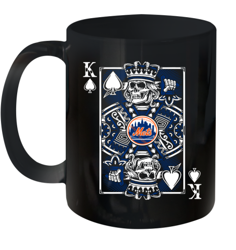 New York Mets MLB Baseball The King Of Spades Death Cards Shirt Ceramic Mug 11oz