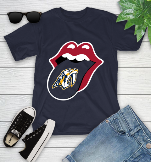 Nashville Predators NHL Hockey Lips I Root For My Team Adoring Fan 105