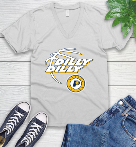 NBA Indiana Pacers Dilly Dilly Basketball Sports V-Neck T-Shirt