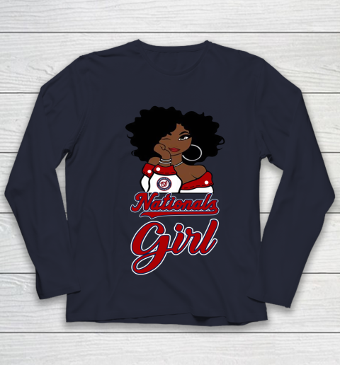 Washington Nationalss Girl MLB Youth Long Sleeve 3