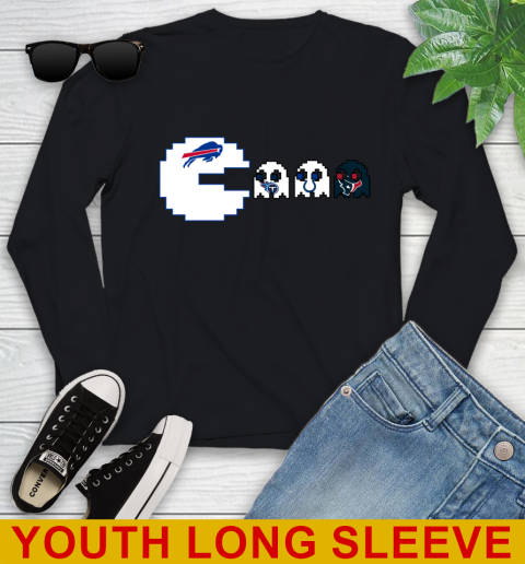 Buffalo Bills NFL Football Pac Man Champion Youth Long Sleeve 2