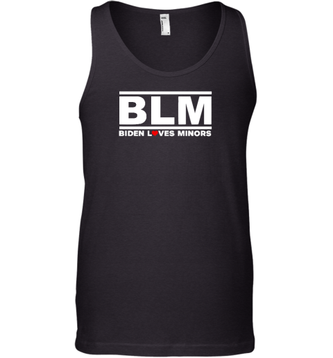 Bo Loudon Wearing Blm Biden Loves Minors Tank Top