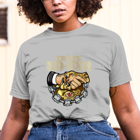 Trust No One Shirt To Match Air Jordan 1 Black Metallic Gold