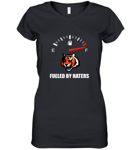 Fueled By Haters Maximum Fuel Cincinnati Bengals Women's V-Neck T-Shirt