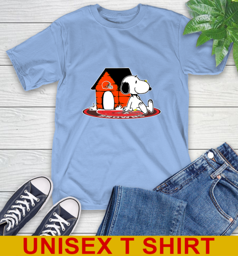 NFL Football Cleveland Browns Snoopy The Peanuts Movie Shirt T-Shirt 11