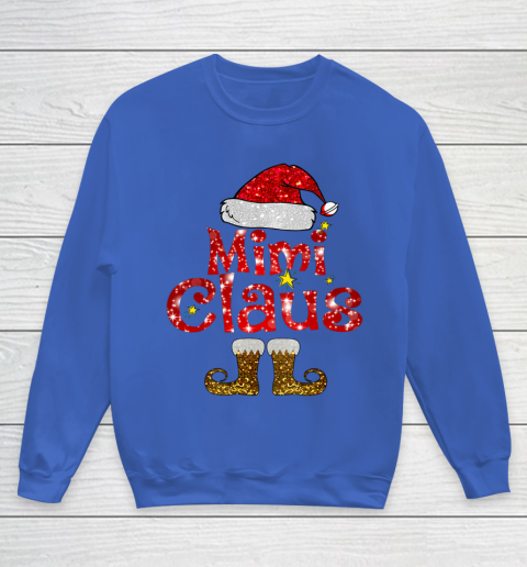 Funny Santa Mimi Claus Merry Christmas Youth Sweatshirt 6